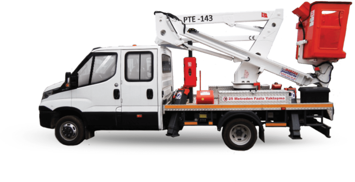 PTE-143 Araç Üstü Teleskobik Eklemli Platform