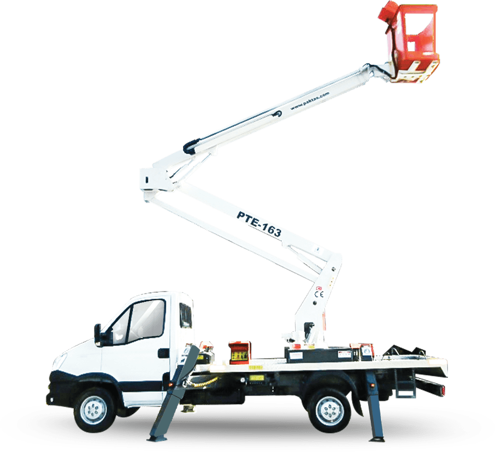 PTE-183 Araç Üstü Teleskobik Eklemli Platform