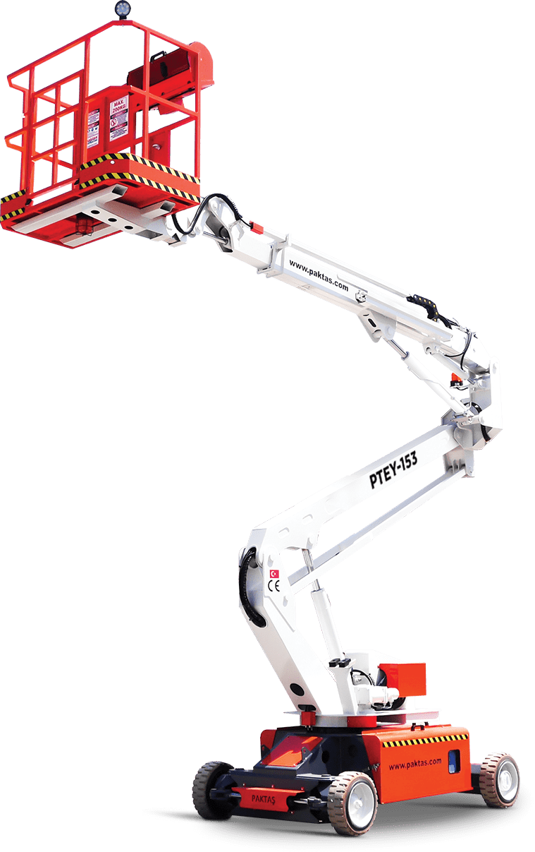 PTEY-153 Yürüyüşlü Eklemli Teleskobik Platform